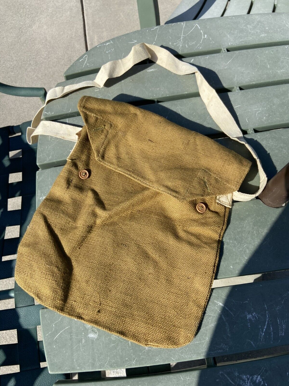 Hampton & Sons Cotton Shoulder Bag Pouch Zimm England WWII 1941 US Military