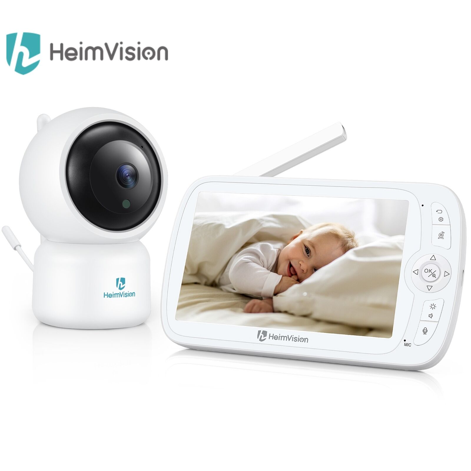 HeimVision 1080P HD Video Baby Monitor Wireless IP Camera Pan Tilt Two-Way Audio