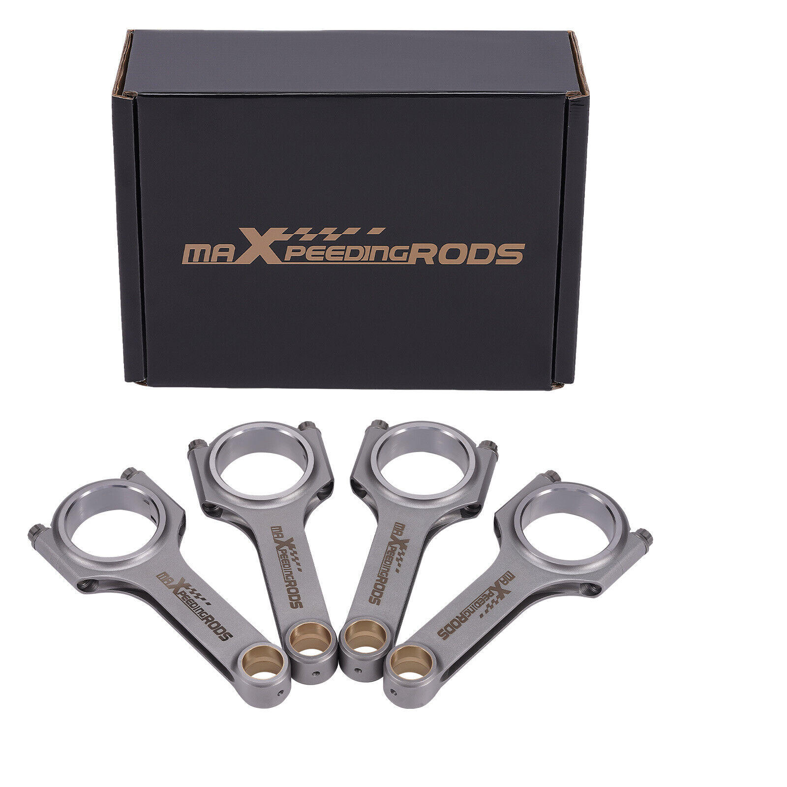 Durable H-Beam Connecting Rods Set for Fiat Abarth 850 A112 117mm Conrod H-Beam