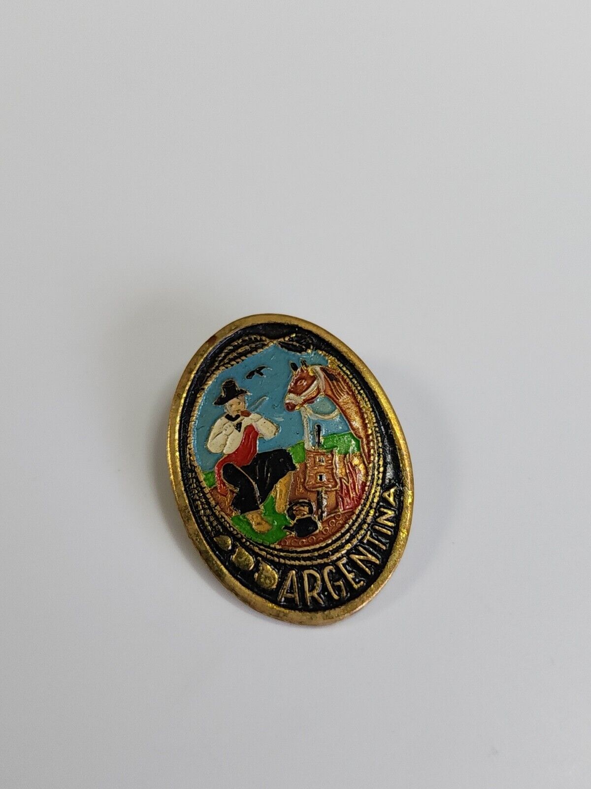 Argentina Souvenir Lapel Pin Vintage