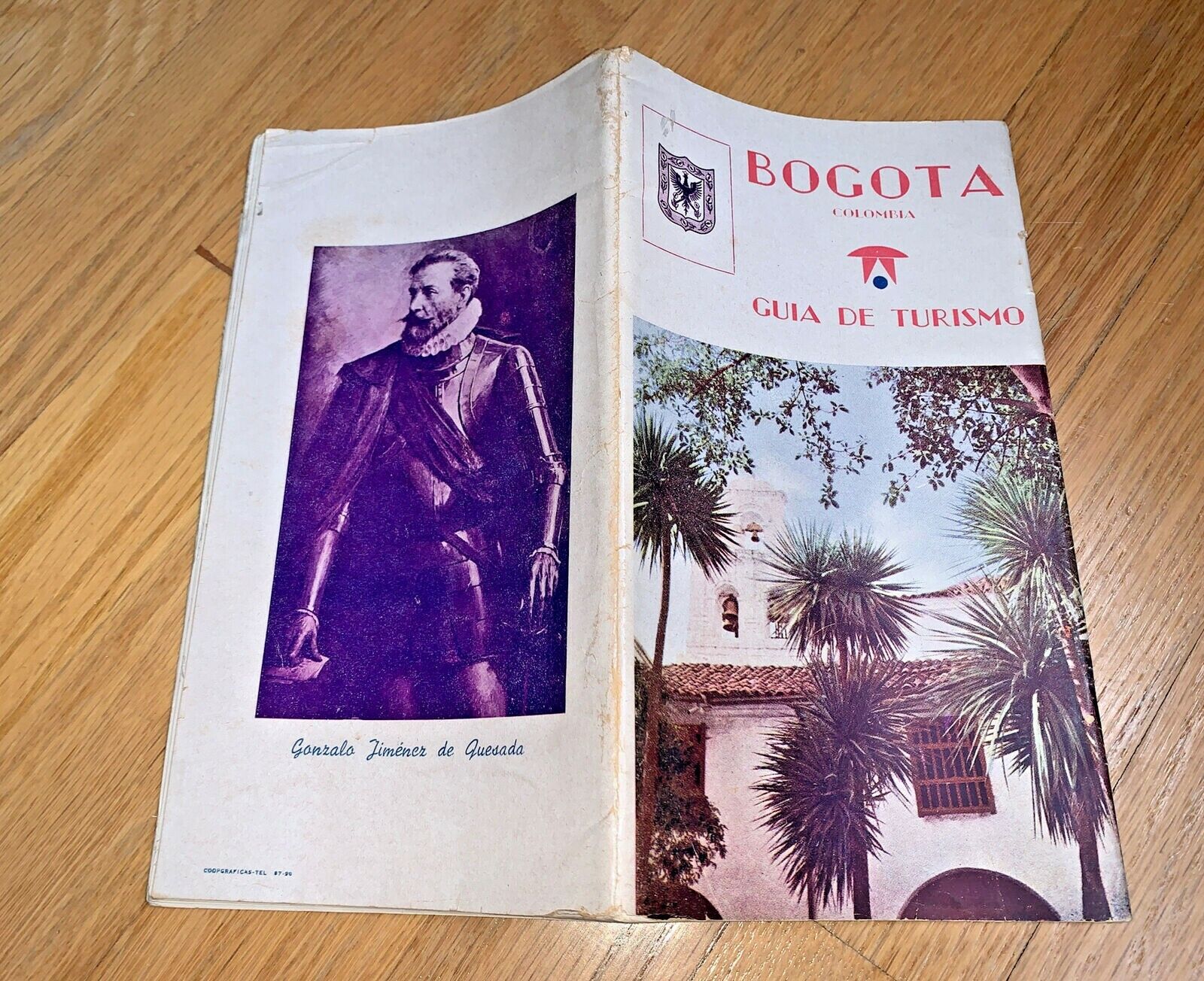 1940's BOGOTÁ COLOMBIA TOURIST GUIDE / GUIA DE TURISMO