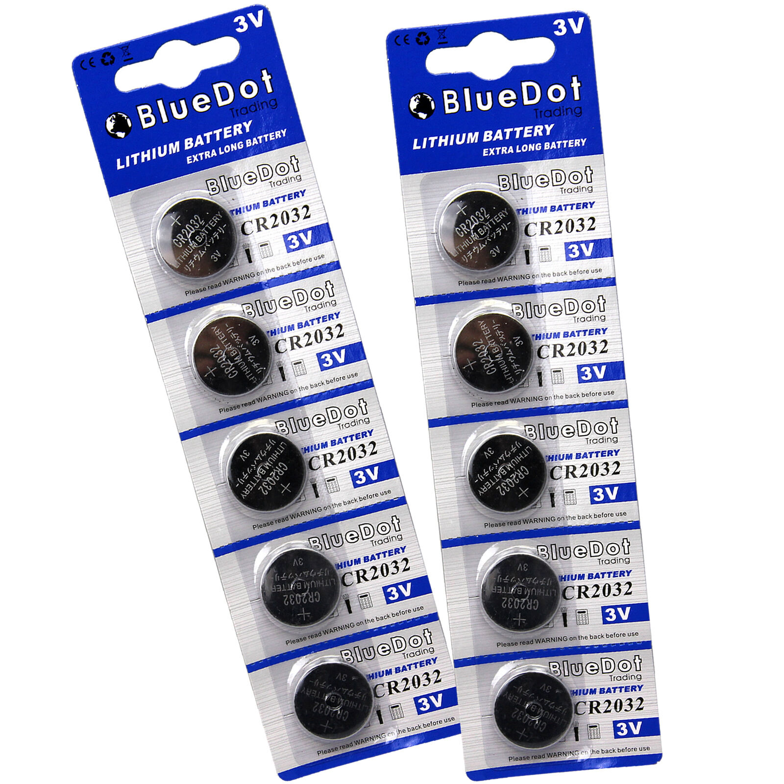 Qty 10 DL2032 CR2032 ECR2032 5004LC Button Cell Battery USA US FREE SHIP 3 Volt