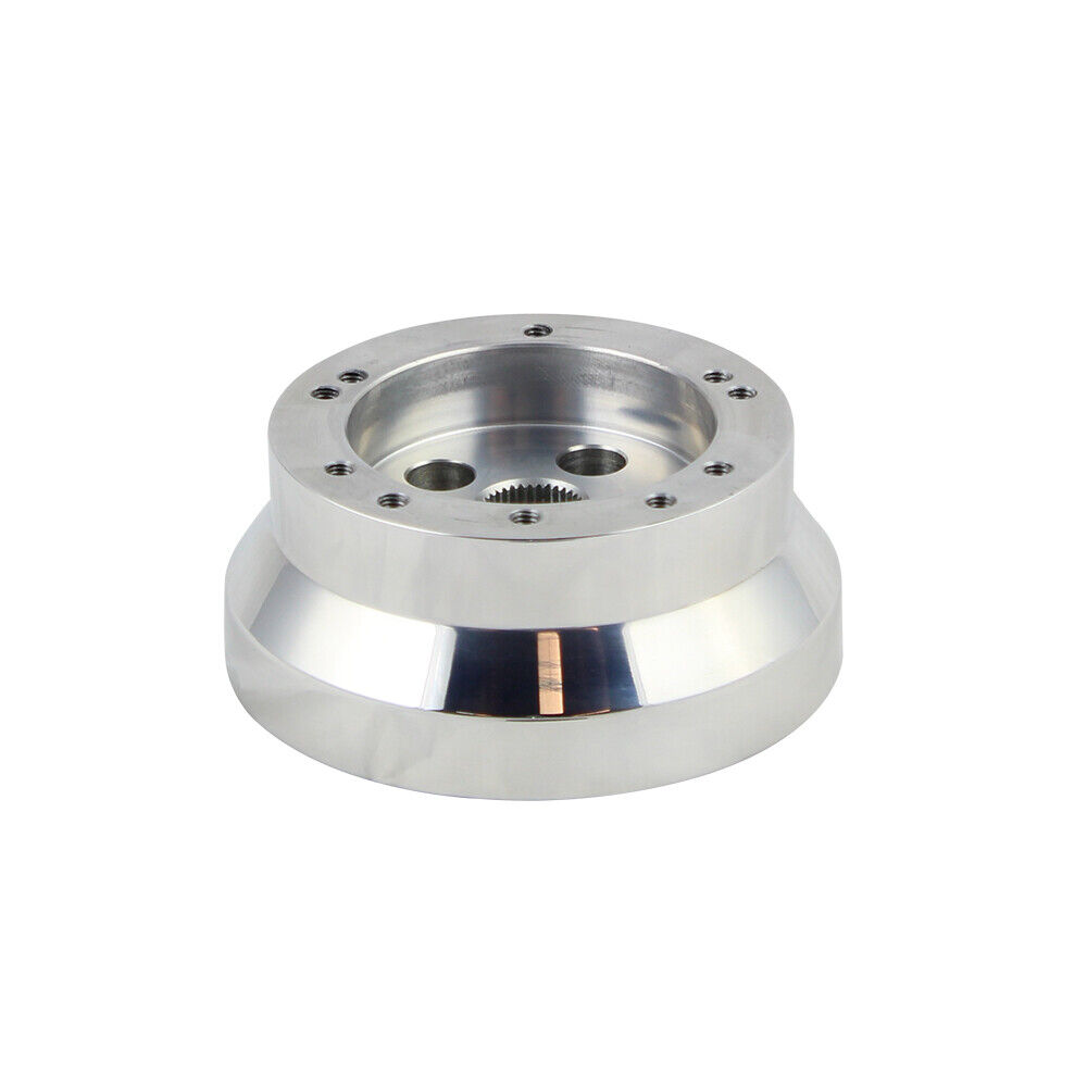 5 & 6 Hole Steering Wheel Polished Short Hub Adapter, Ididit, GM, Chevy