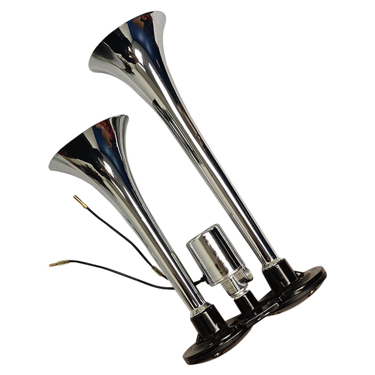 1000DB 12V Dual Trumpets Super Loud Car Electric Horn Truck Boat Train Speaker