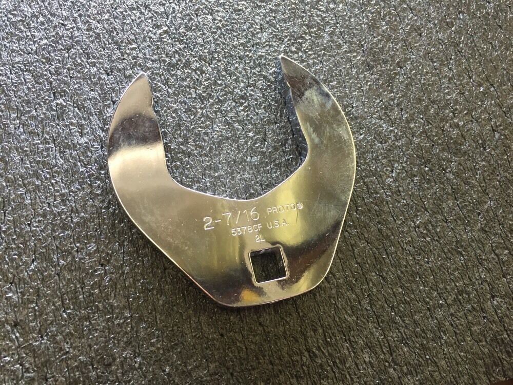 PROTO J5378CF Antislip Open End Crowfoot Wrench, SAE, 1/2 Drive, 2-7-16