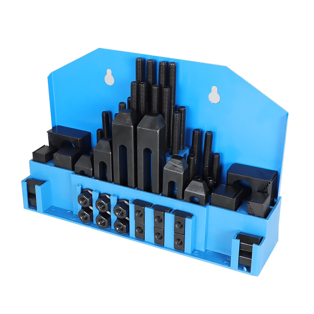58 Pcs 1/2 T-Slot Clamping Kit Mill Machinist Set With 3/8-16 Studs New