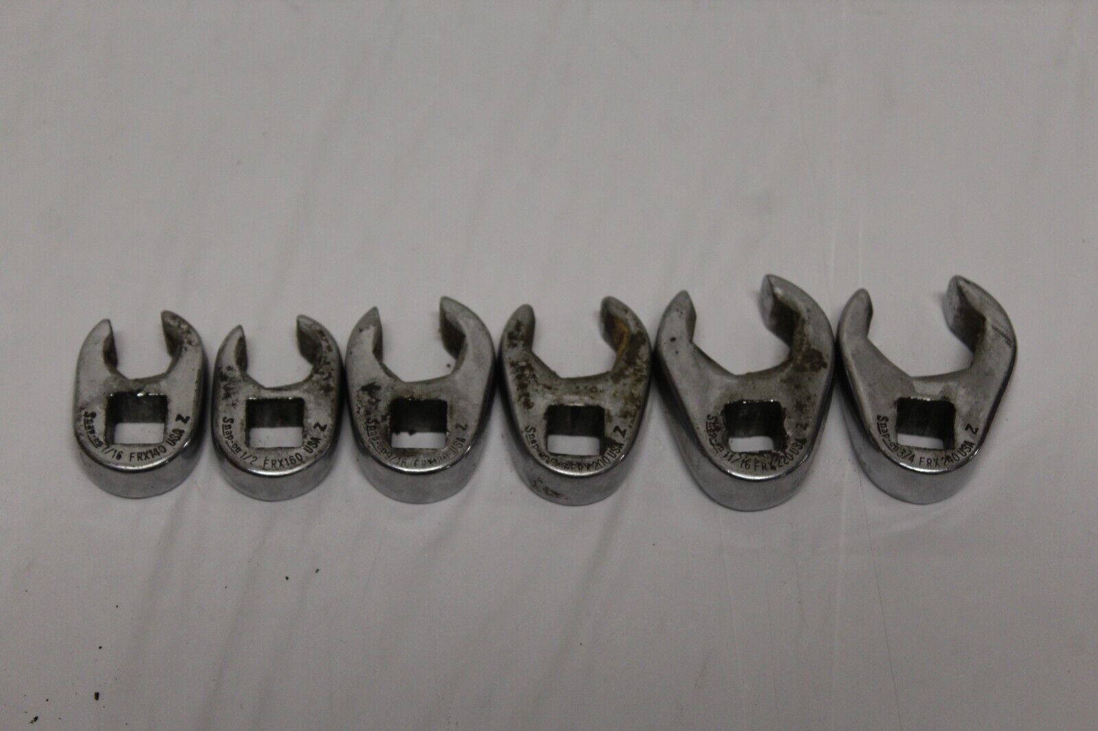 Snap-On 5 Point 3/8” Crowfoot Wrench 6 Piece Set E3B1