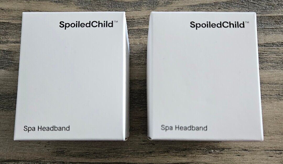 Lot of 2 Spoiled Child Spa Headband
