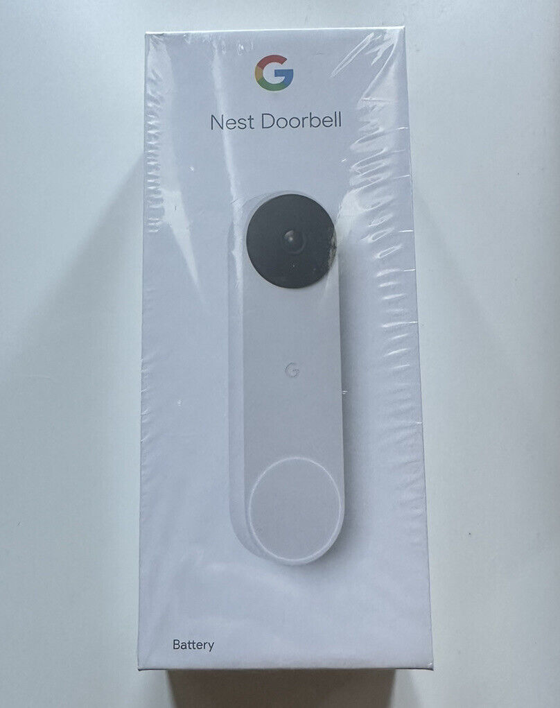 Google Nest Doorbell GWX3T (Battery) GA01318-US SNOW (NEW/SEALED)