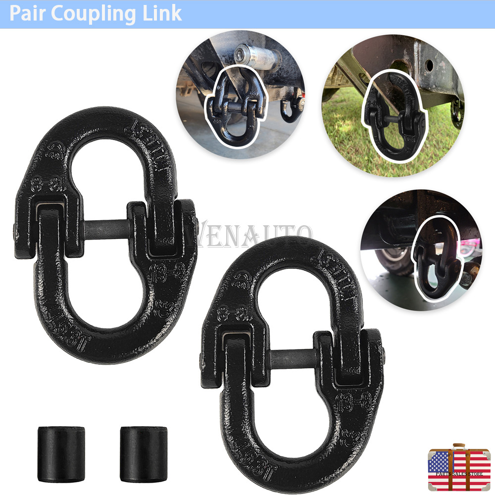 1/2'' Tow Hitch Hammer Lock Safety Chain Connector Link Hammerlock Coupling Link