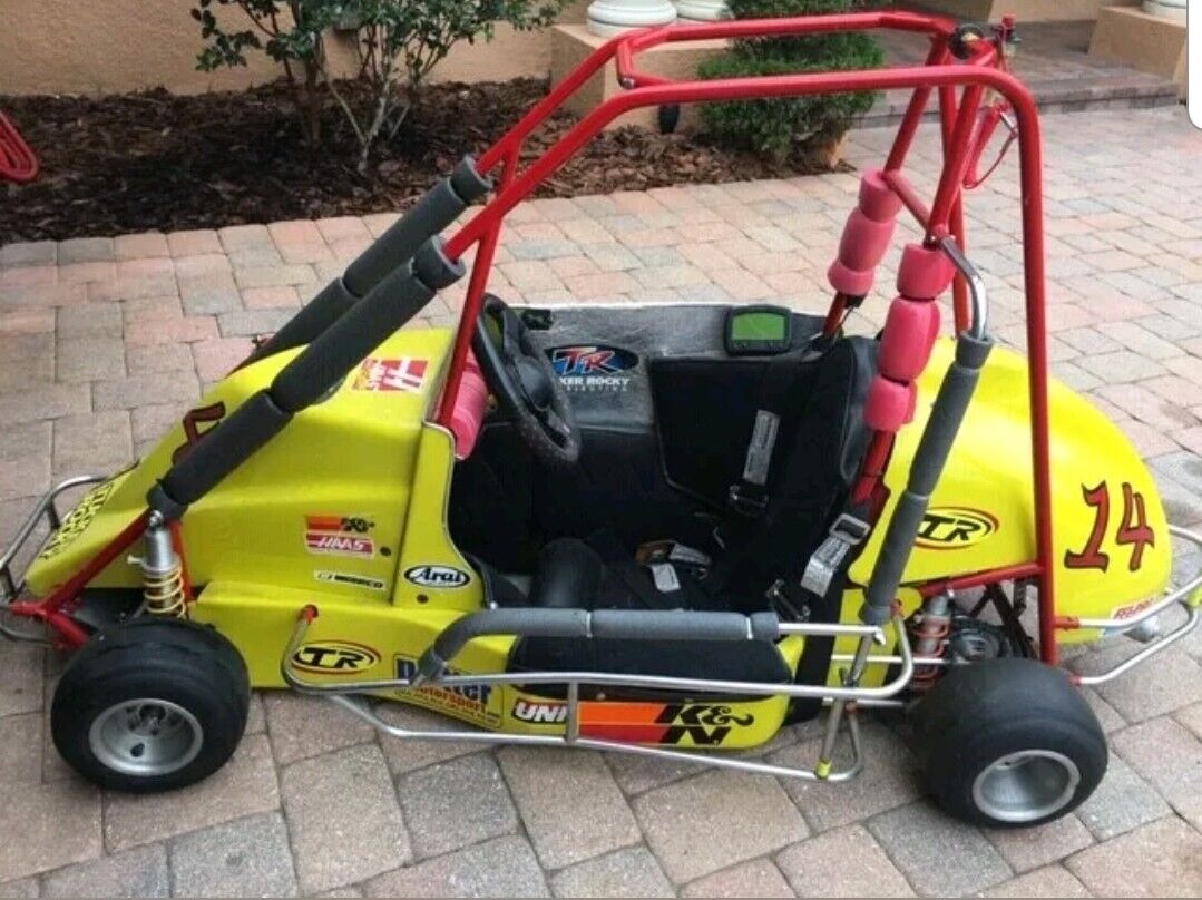 Barely used Yellow Quarter Midget Race Car (QUARTER MIDGETS)