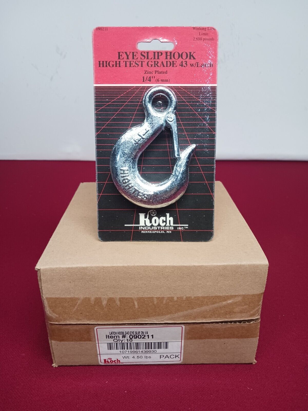Koch~ Eye Slip Hook 1/4