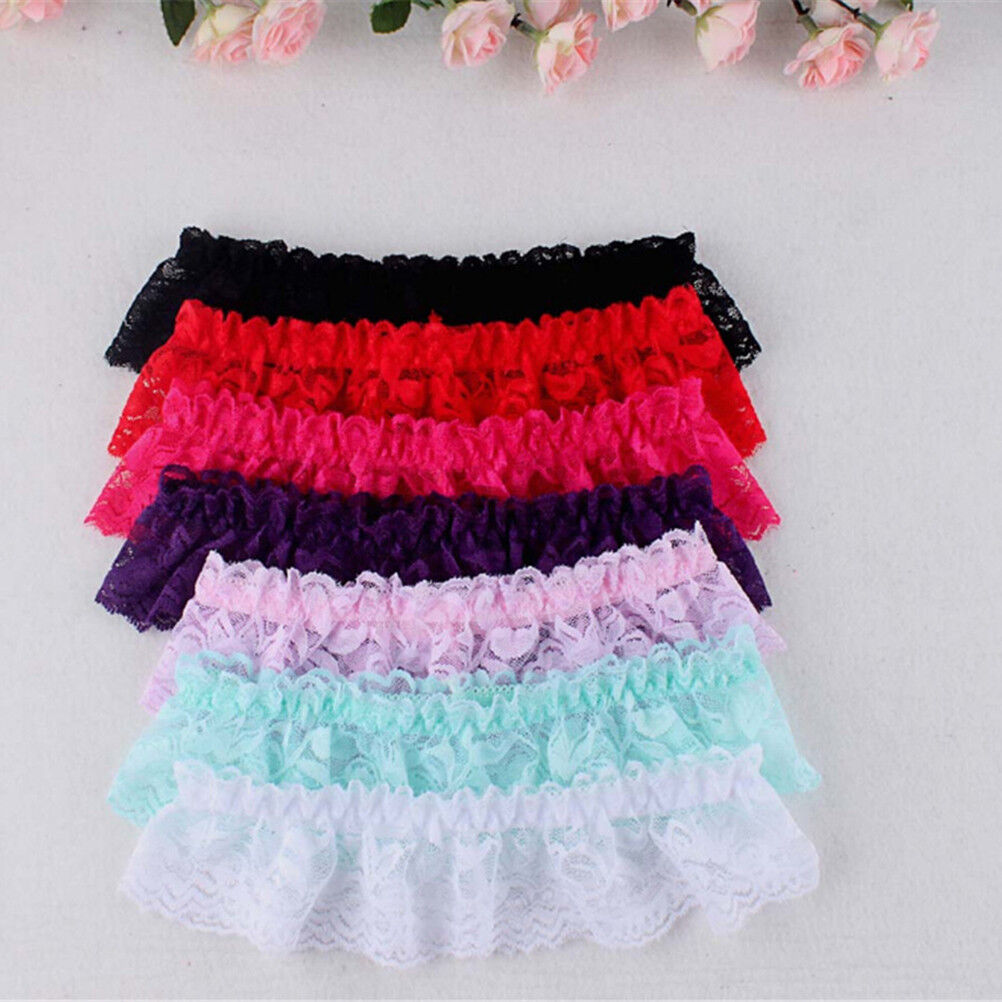 Women Lady Bridal Elastic Lace Garters Leg Belt Ring Wedding Party Access//i