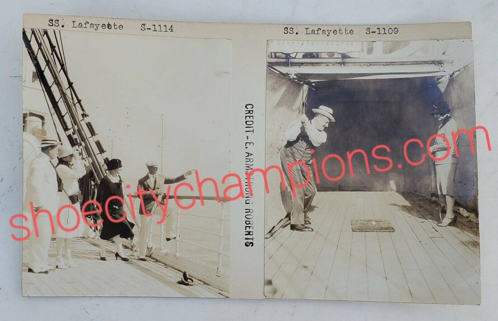 LAFAYETTE-FRENCH LINE PUBLICITY PHOTOGRAPHS! E. ARMSTRONG ROBERTS-C1930s RARE