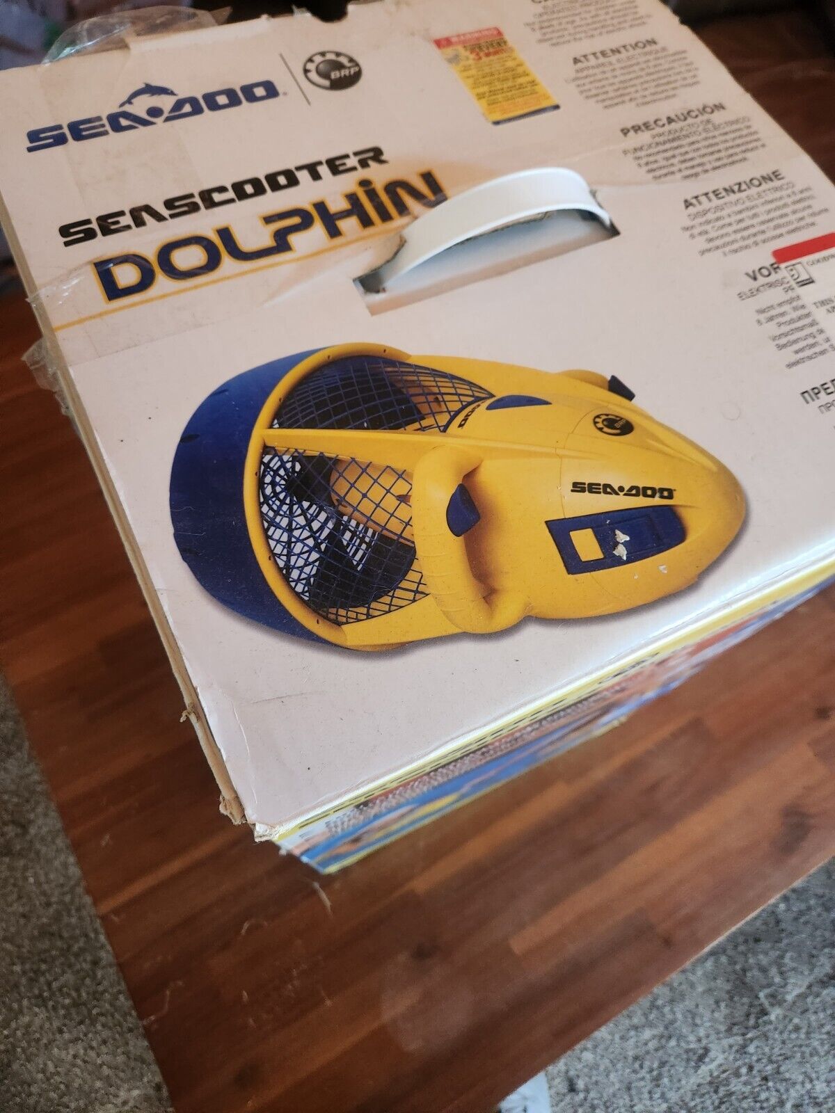 SEA SCOOTER by SEA DOO model: DOLPHIN 🐬 Untested No Charger