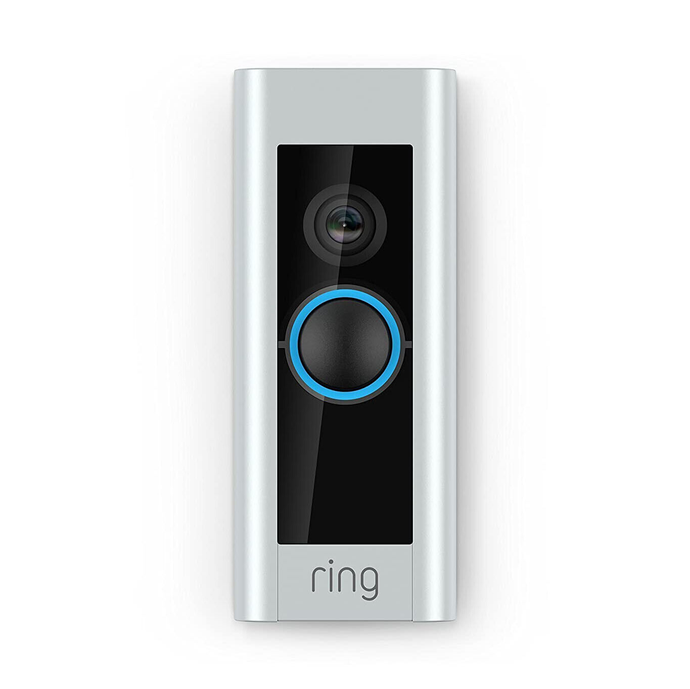 Ring Video Doorbell Pro with Built-in Alexa - Satin Nickel