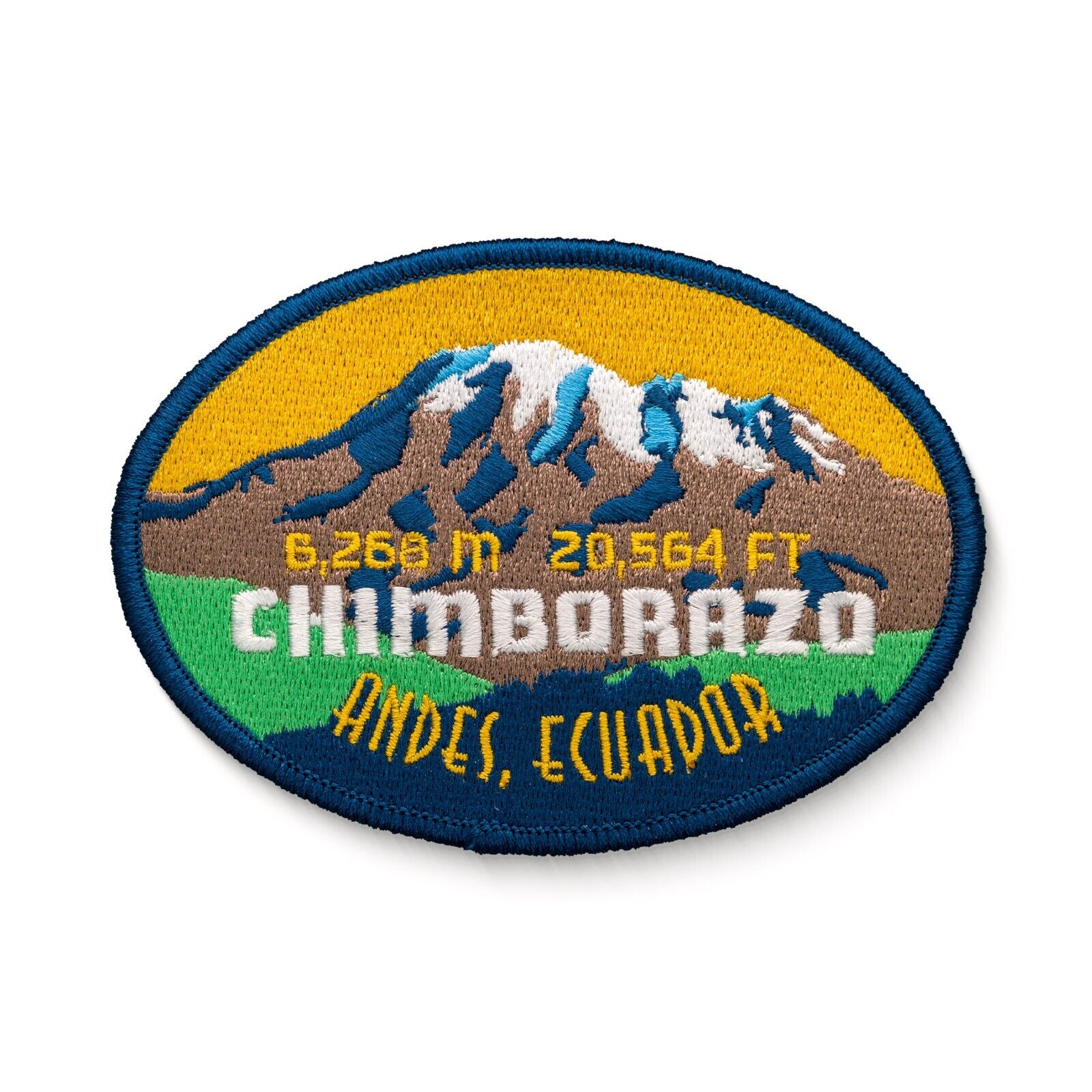 Chimborazo Embroidered Mountain Patch