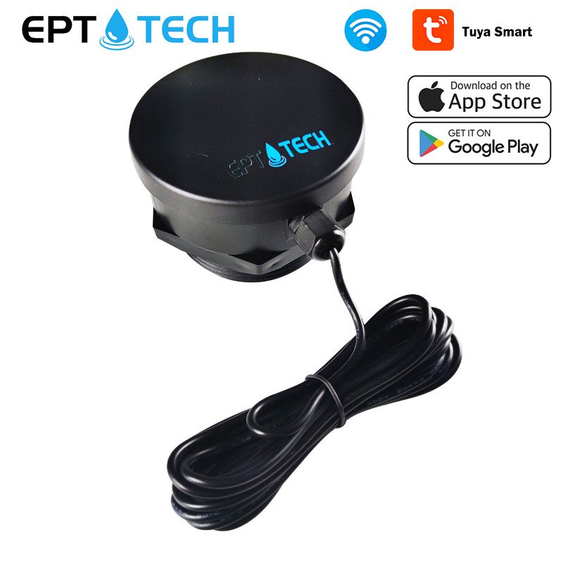 Sensor Ultrasónico Móvil Tuya Wifi Monitoreo Líquido Tanque Detector