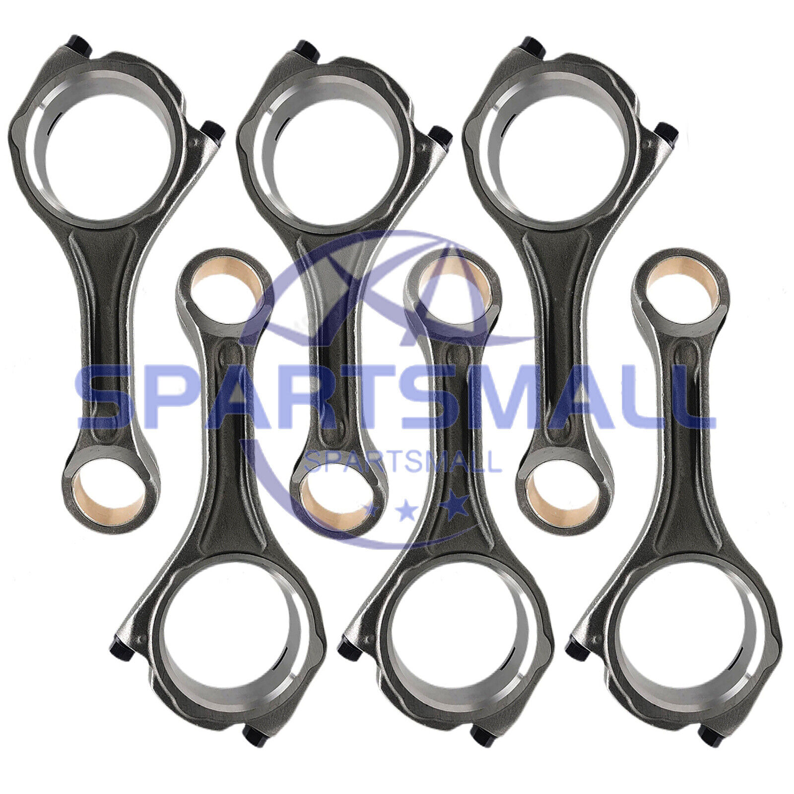 6X Connecting Rod 20851091 04293425 for Volvo D4E D6E L45H L50 L60 L70F Loader