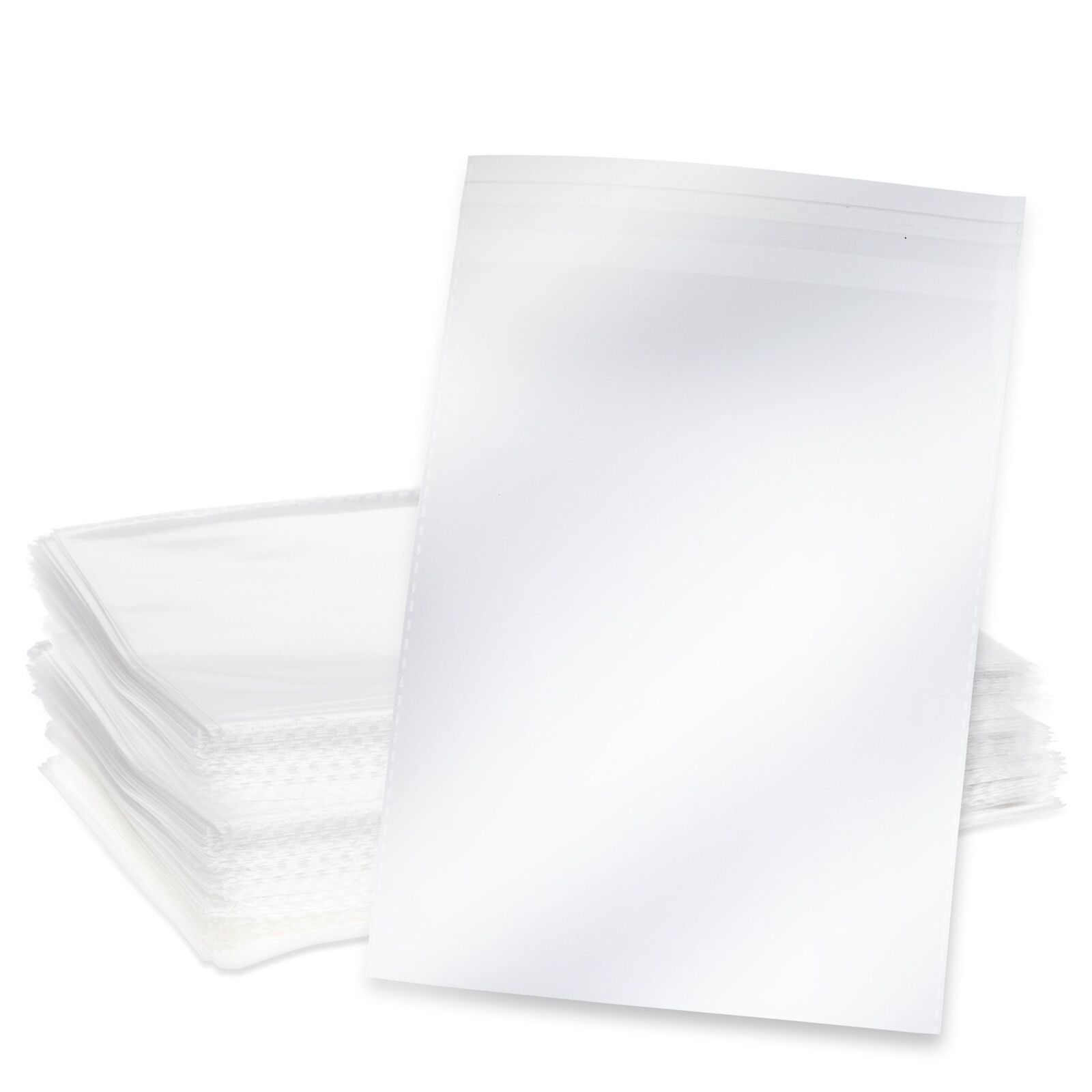 300 Pack Clear Greeting Card Sleeves, Envelopes for 5x7 Invitations, 7.6 x 5.7