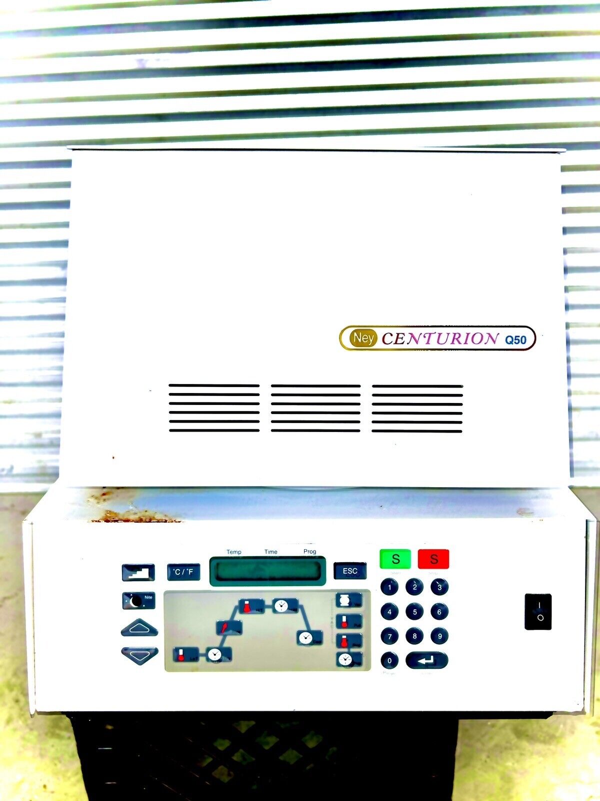 Ney Centurion Q50 Dental Furnace Restoration Heating Lab oven AND Vacuum Pump