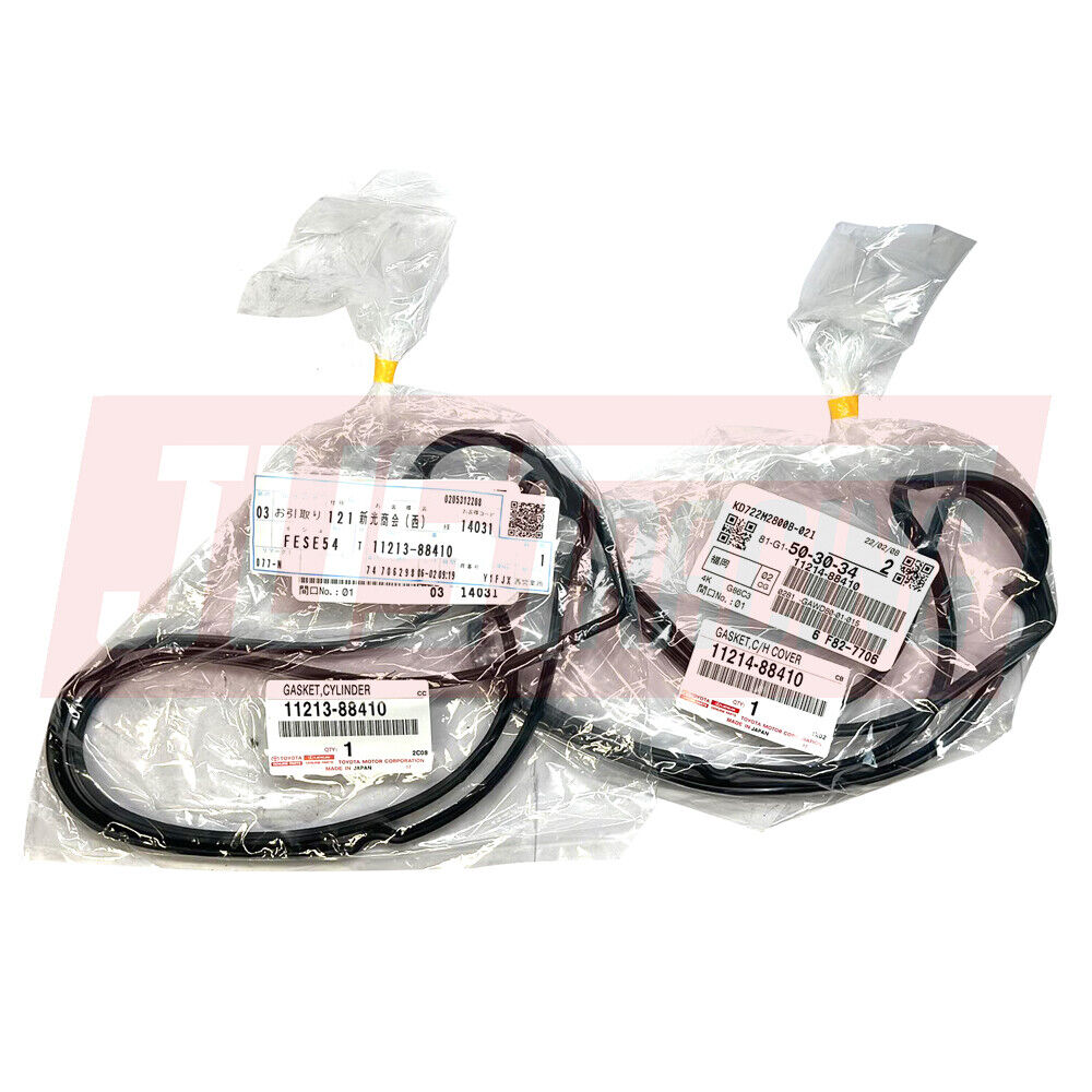 Toyota 1JZ 1JZGE 1JZGTE VVTi OEM Valve Cover Gasket Kit 11213-88410 11214-88410