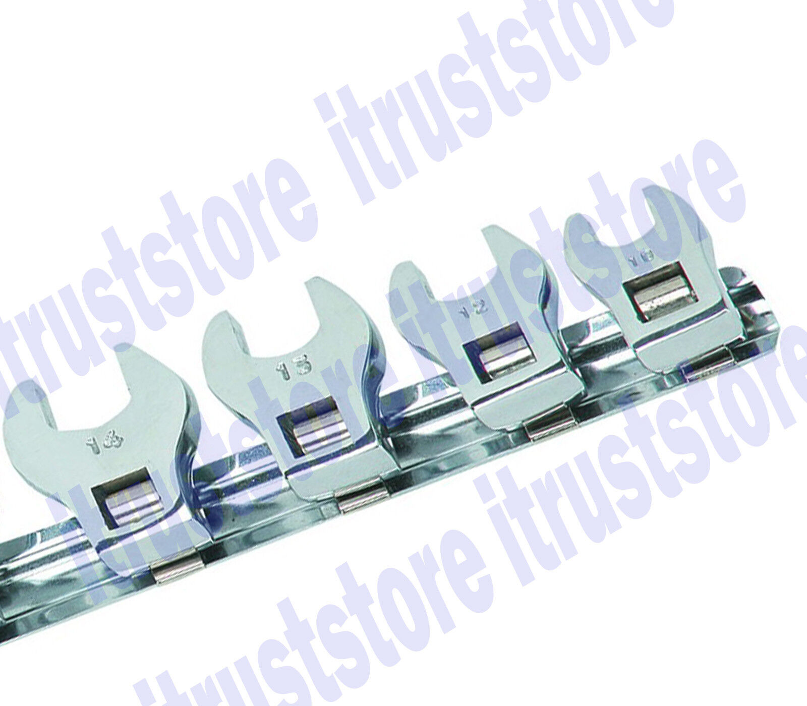 7 PC SAE CROWS FOOT END SOCKET WRENCH CROWFOOT CROWSFOOT TOOL SET 3/8 TO 3/4 IN