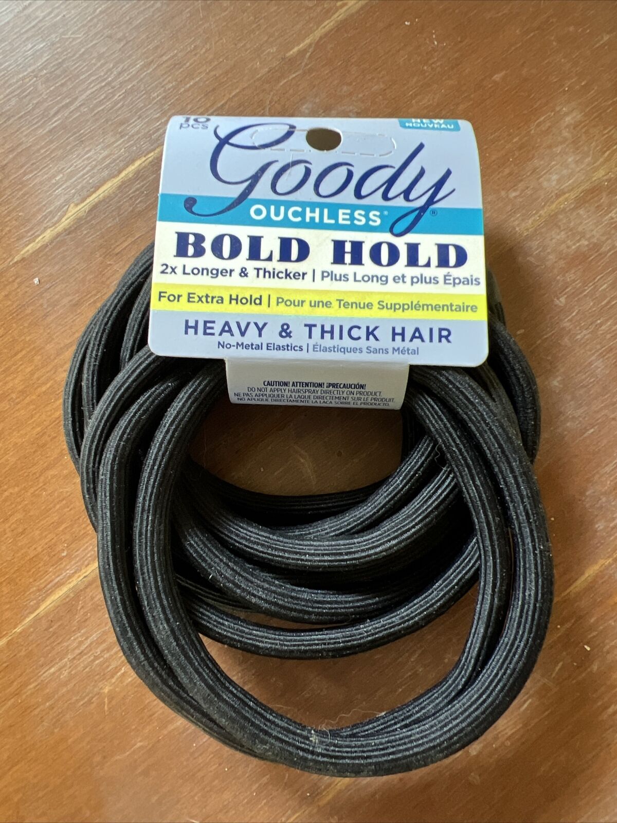 Goody Ouchless Bold Hold Elastics of 10 pcs Heavy & Thick Hair