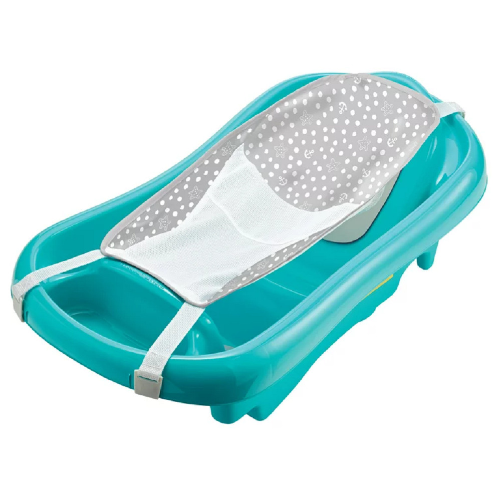 The First Years Sure Comfort Newborn to Toddler Baby Bath Tub, Infant Bath Tub