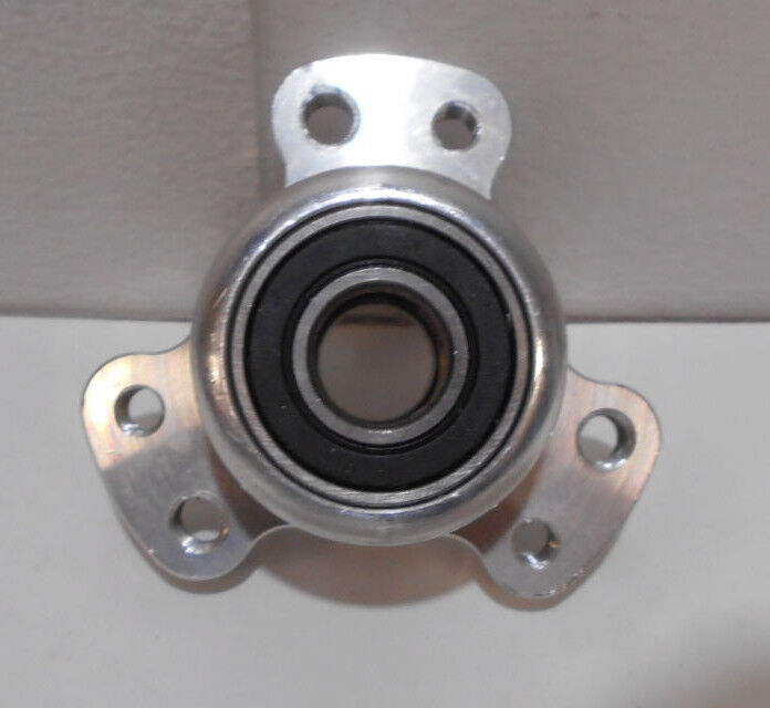 Quarter Midget / Kart  Billet Alum Front Hub With Bearings Tapped 1/4