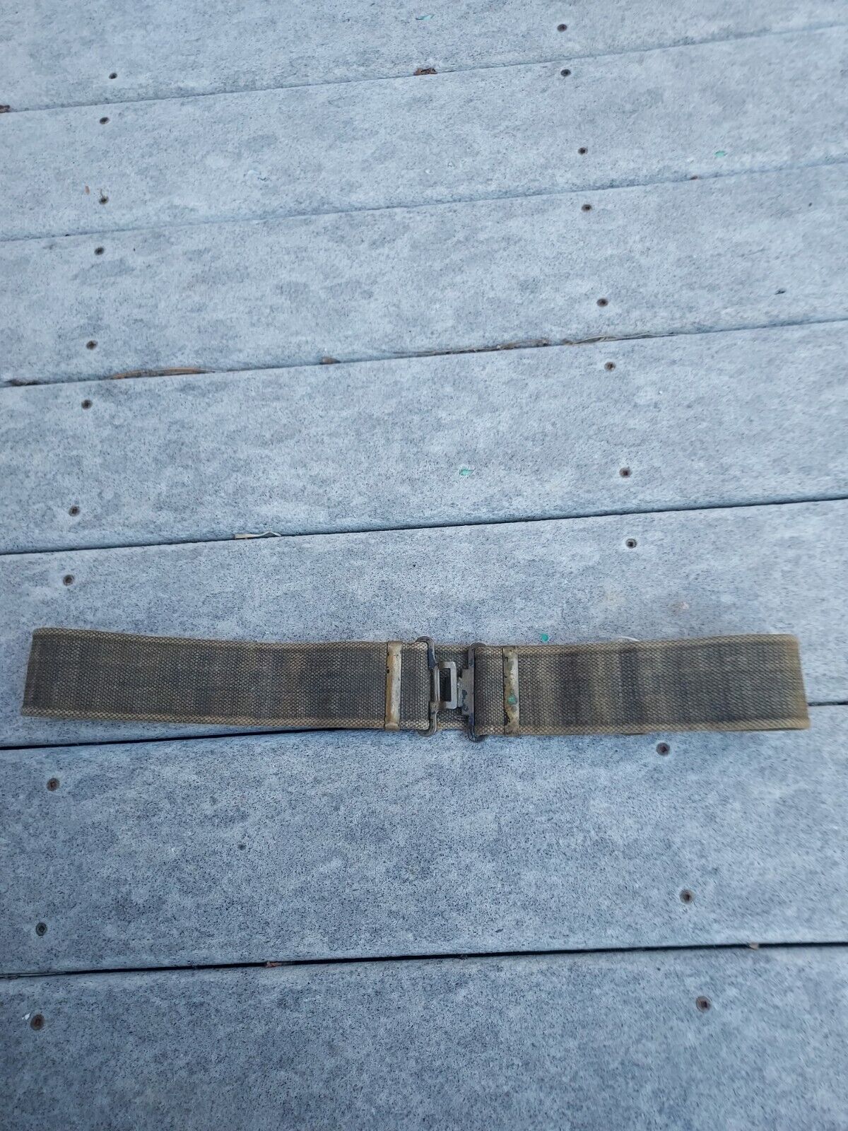 British WWII WW2 P37 Equipment Belt Khaki adjustable Web Belt