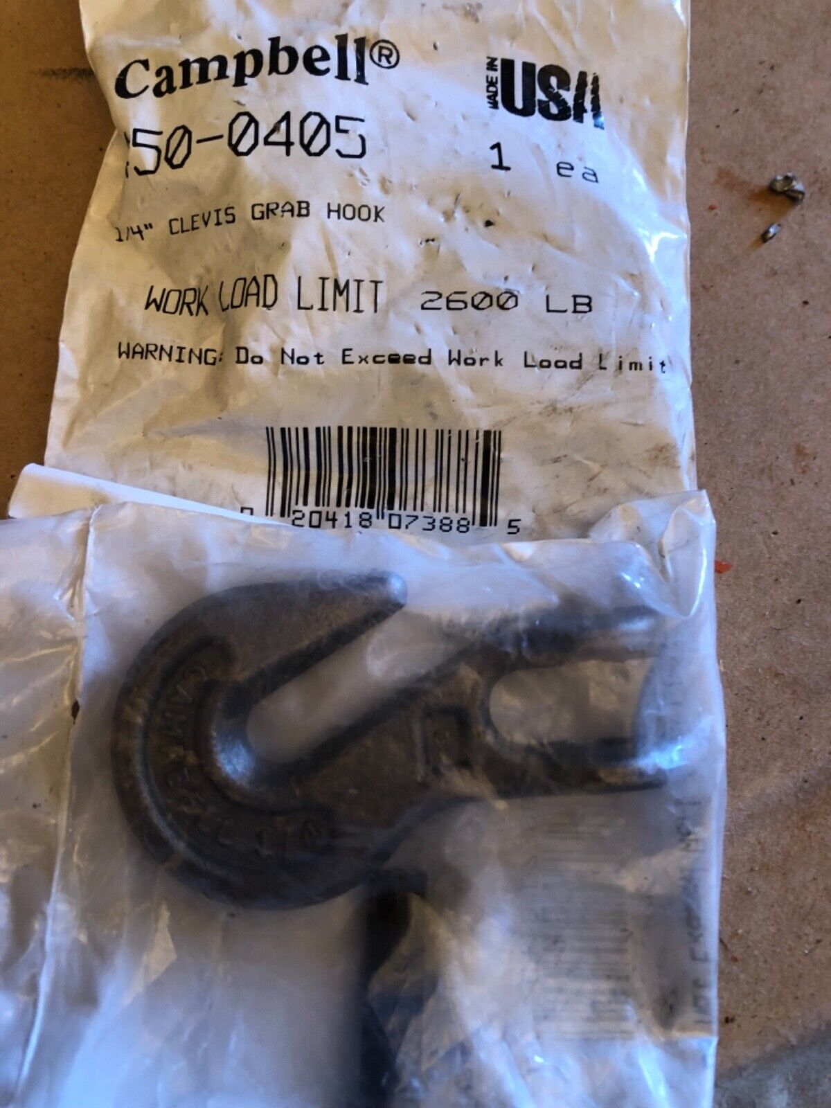 New Campbell 450-0405  1/4