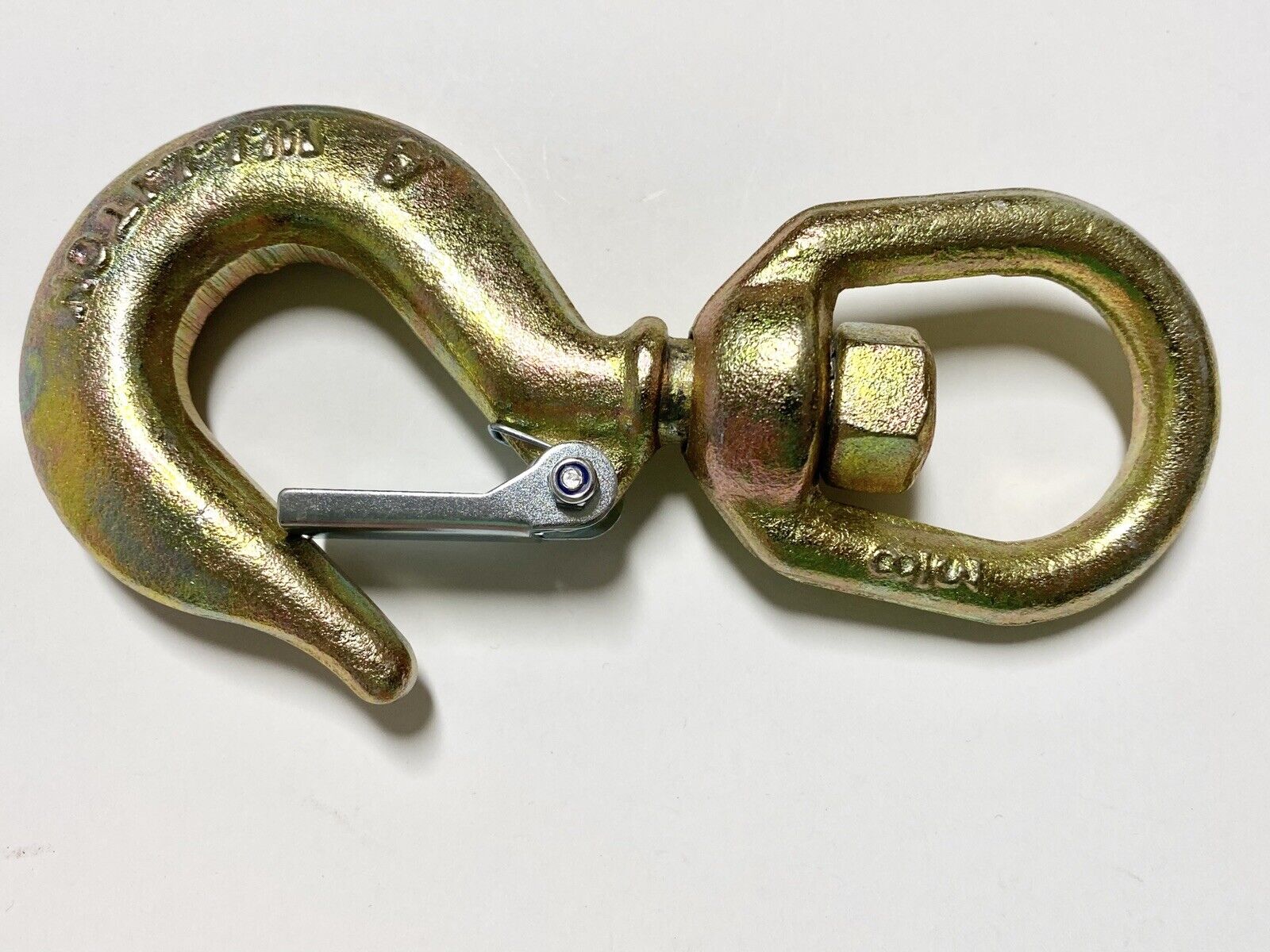 1 Ton Drop Forged Carbon Steel Swivel Eye Hook 3/8