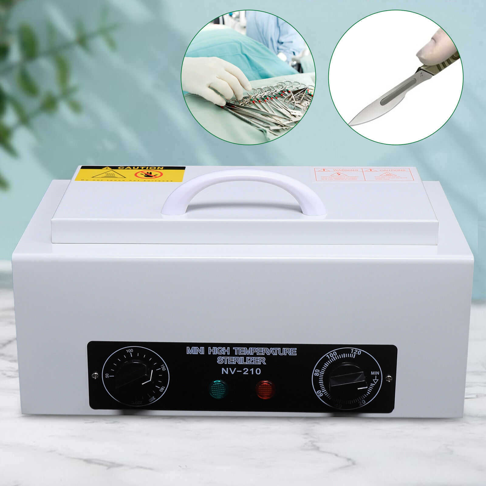 Dental Medical Dry Heat Sterilizer Autoclave Vet Tattoo Sterilizer Equipment USA