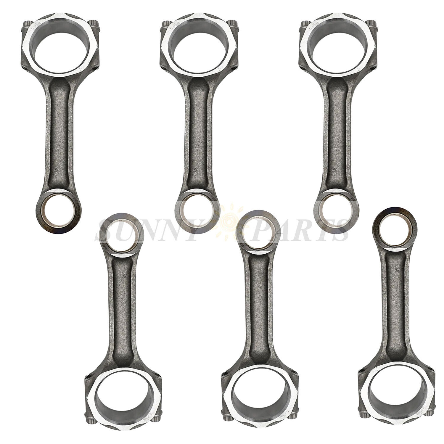 6 x Connecting Rods fits for Isuzu 6BG1T Engine