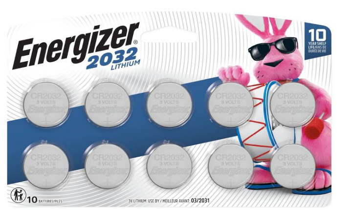 10 pack  Energizer 03/2032-2033 3V Lithium Batteries exp 03/2033 new sealed