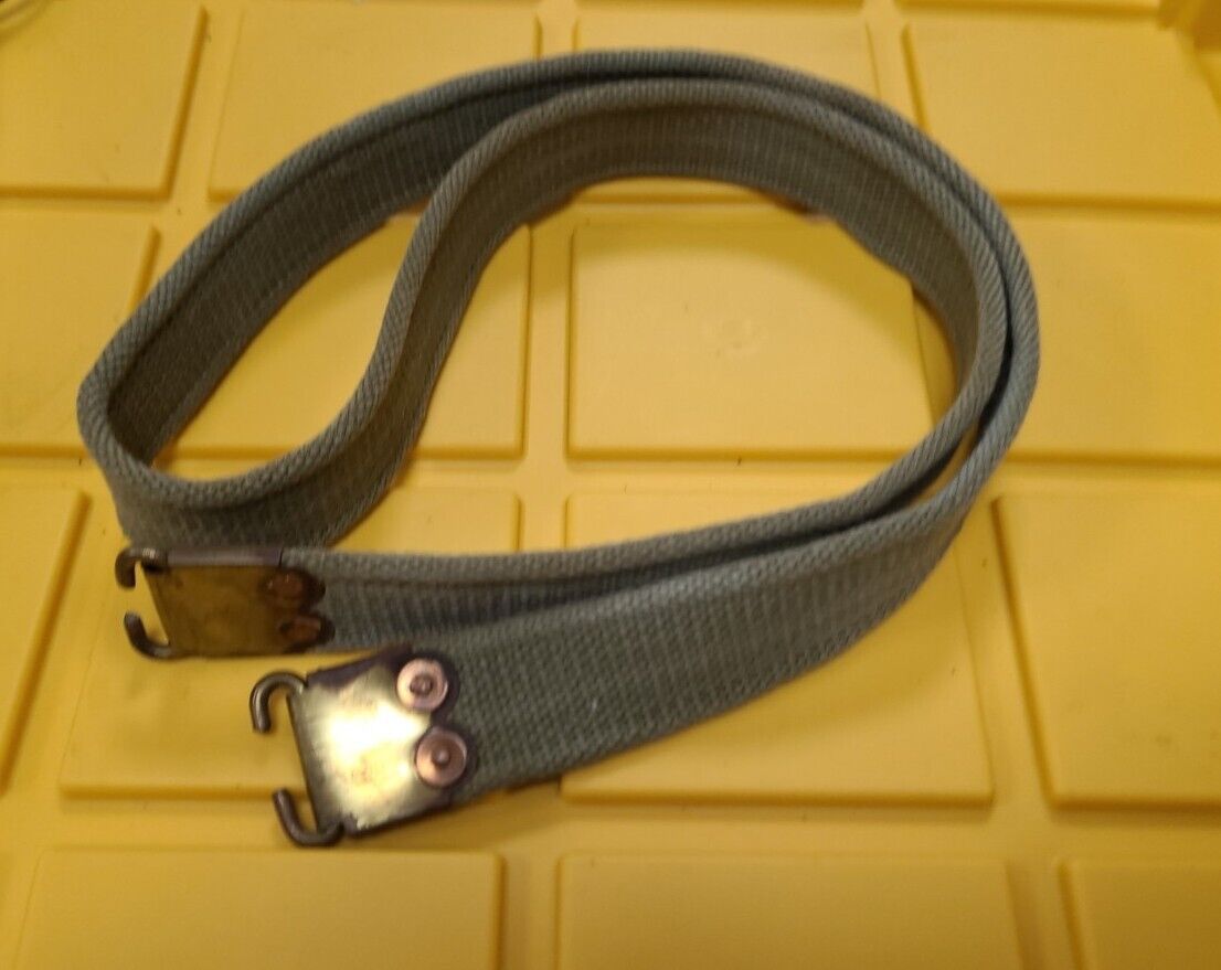post-WWII British Army P44 Green Canvas Sling for SMLE Enfield Rifle - VERY NICE
