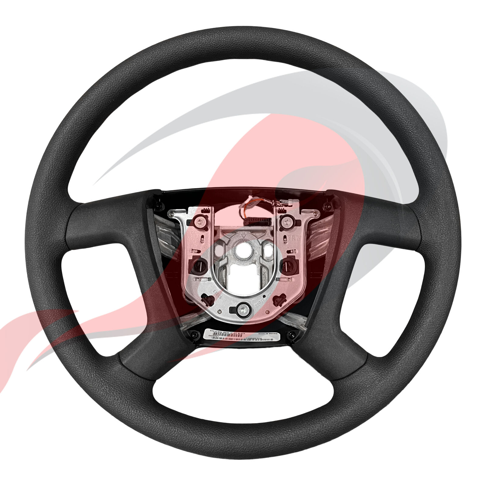 2008-2020 Express Savana Black Vinyl Steering Wheel No Controls 84443327