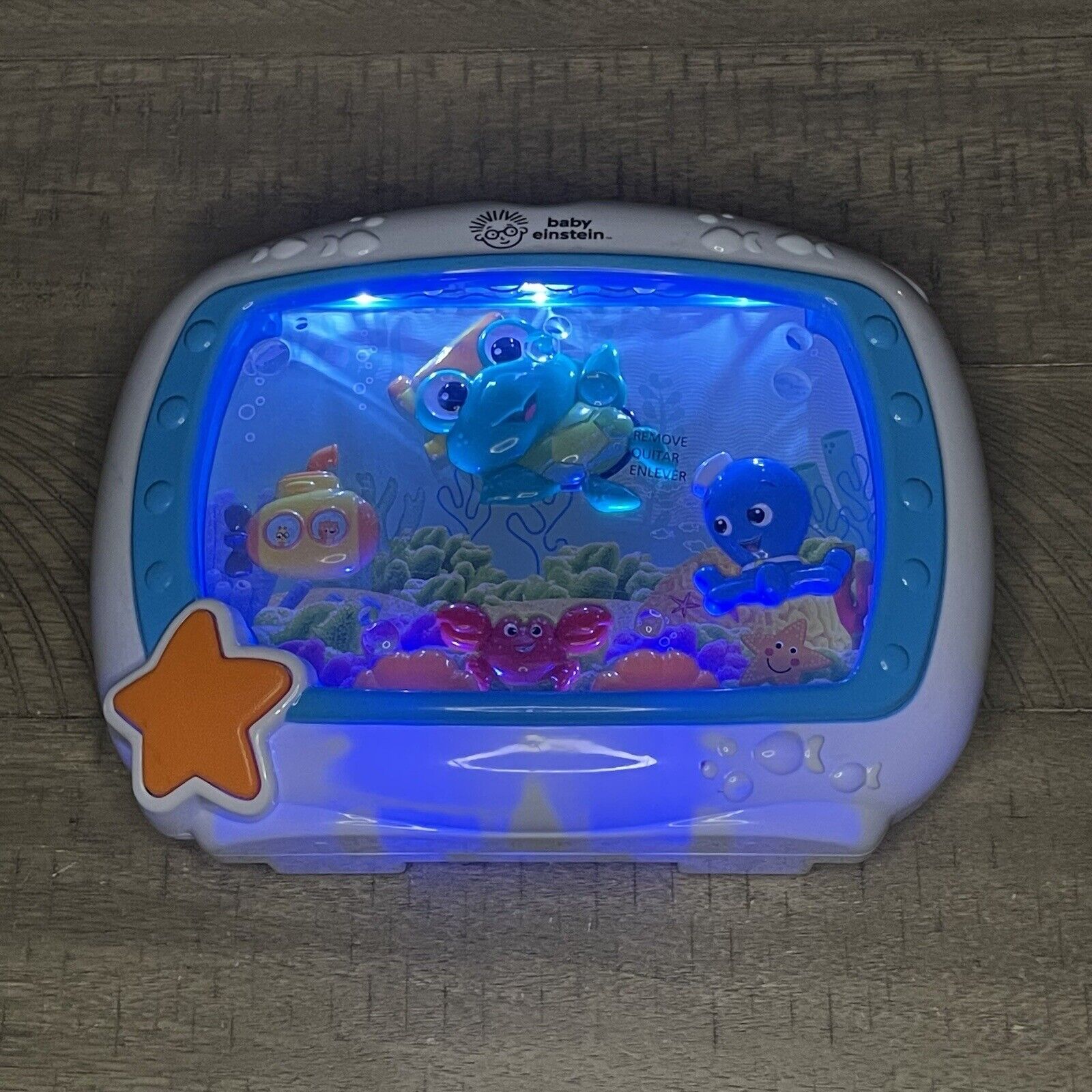 Baby Einstein Sea Fish Dreams Sleep Baby Soother Only Musical Crib Toy Tested