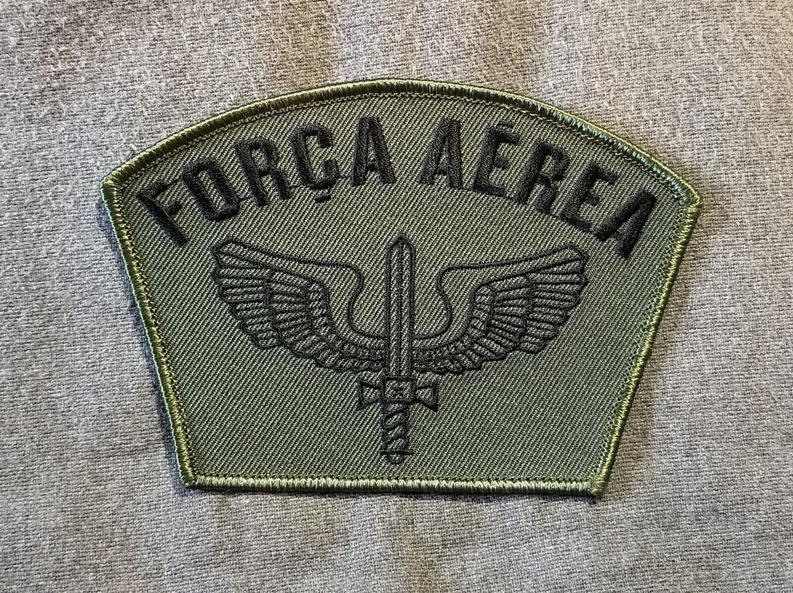LMH Patch FORCA AEREA Brazilian Brazil FAB AIR FORCE Armed Forces 4-3/4