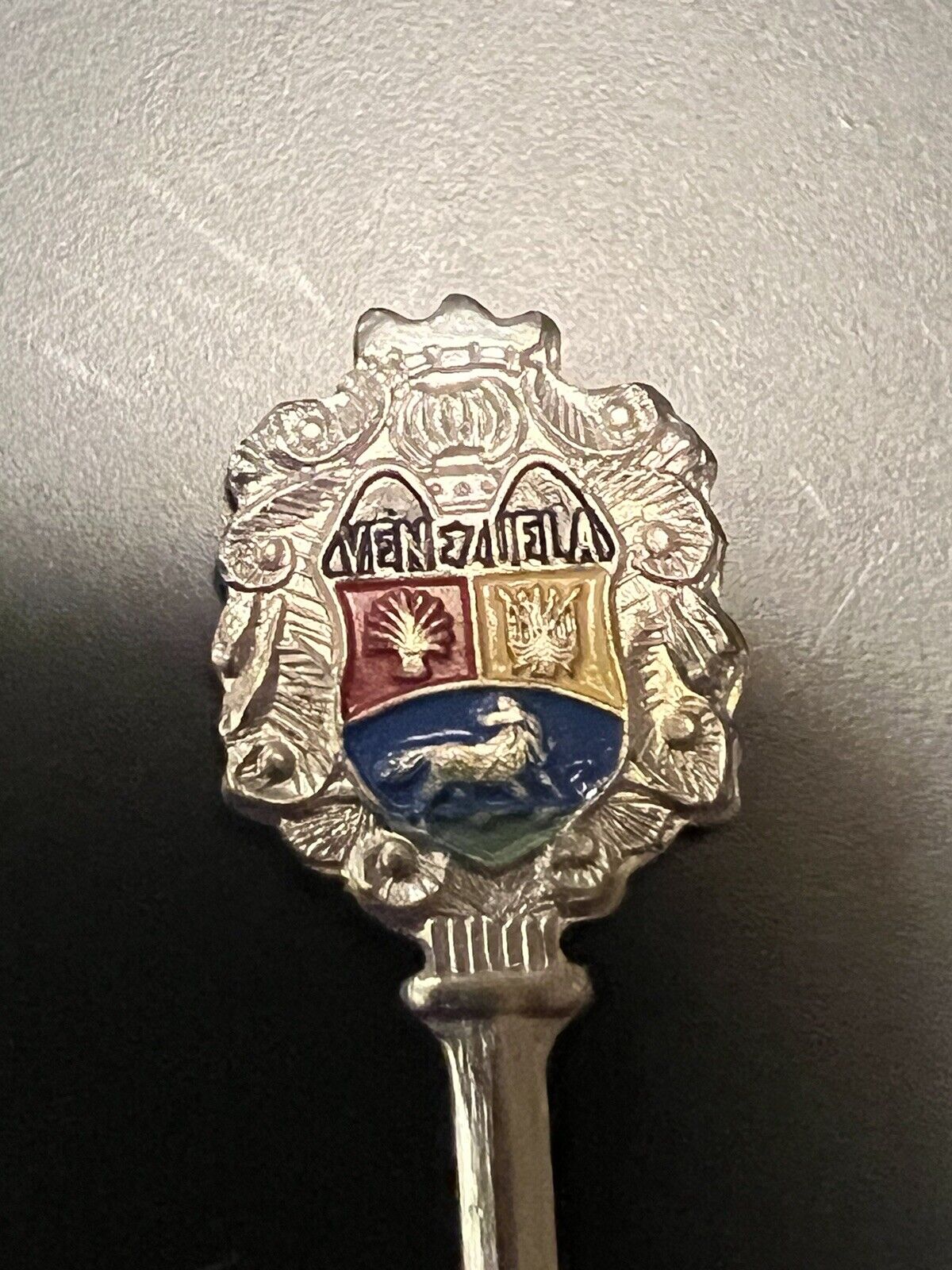 Vintage Venezuela Souvenir Spoon Collectible 4.5”