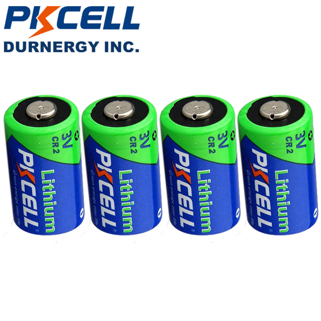 4Pcs CR2 3V Industrial 850mAh Lithium Battery DL-CR2 Photo Batteries US