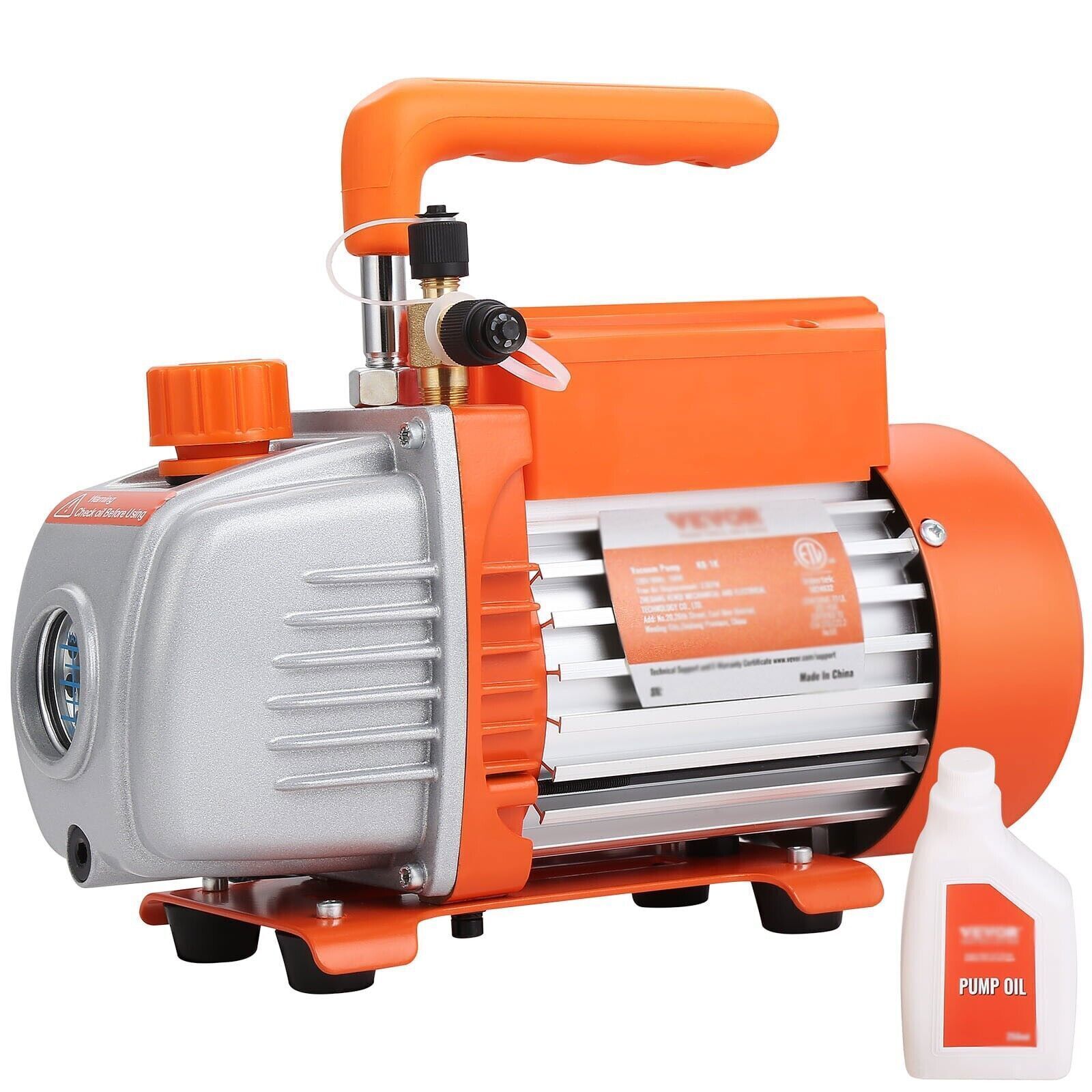 3.5CFM Vacuum Pump 150W HVAC Rotary Vane Air Conditioning Vacuum Pump