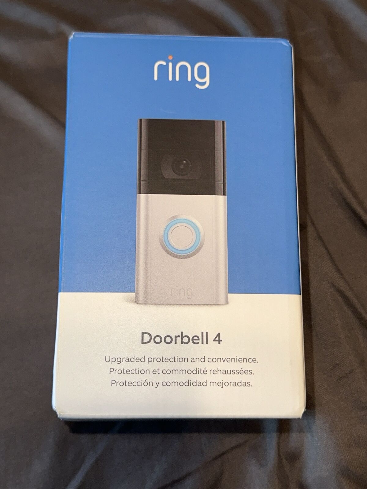 Ring Doorbell 4 | 1080p HD Video | Wi-Fi | Satin Nickel | Alexa Compatible | New