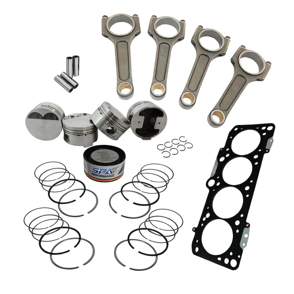 Forged piston and rings set 83mm VW 9A 2.0L 16V + VW 144mm x 20mm High Performan