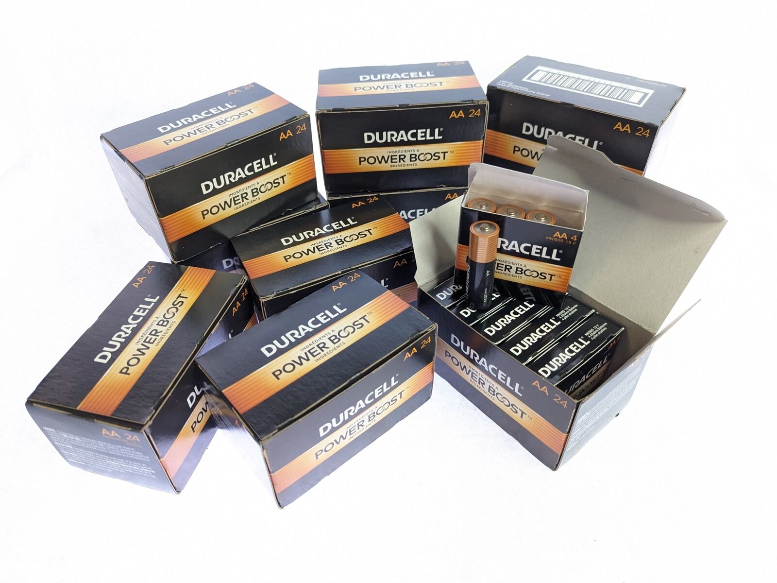 Duracell Alkaline AA Batteries Coppertop MN1500 1.5V Battery Value Lot