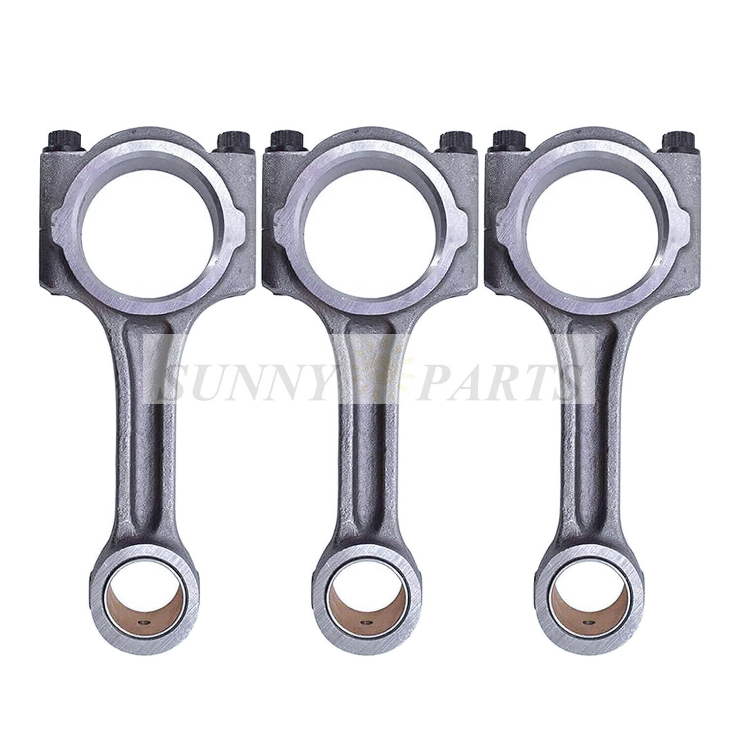 3 x Connecting Rods fits for Kubota B7200 B8200 w/ D950 Engine