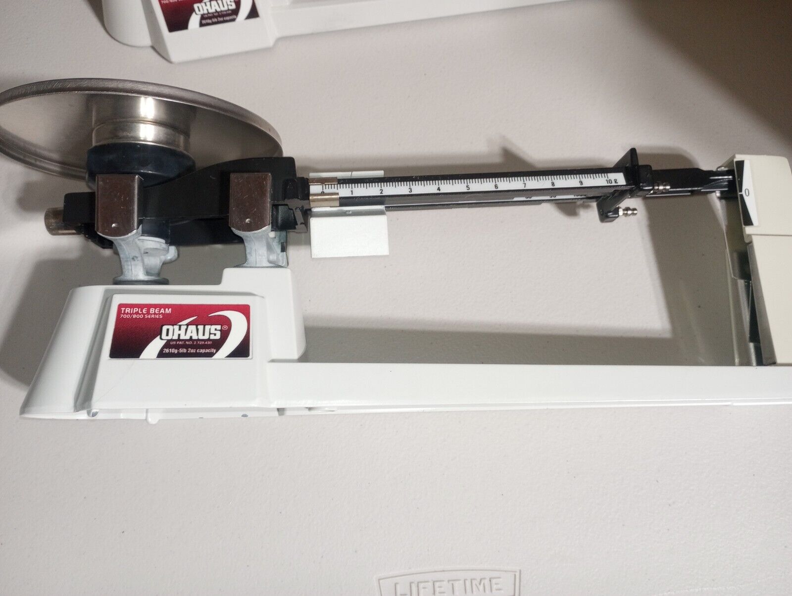 Ohaus Triple Beam Balance Scale 2610g 5lb 2oz 700/800 Series High Accuracry