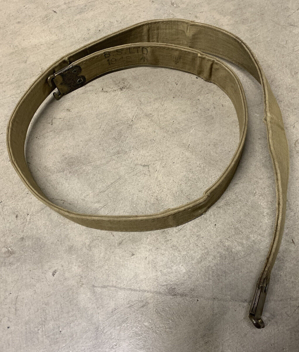 WWII British Rubberized Lee-Enfield Sling 1942 Dated