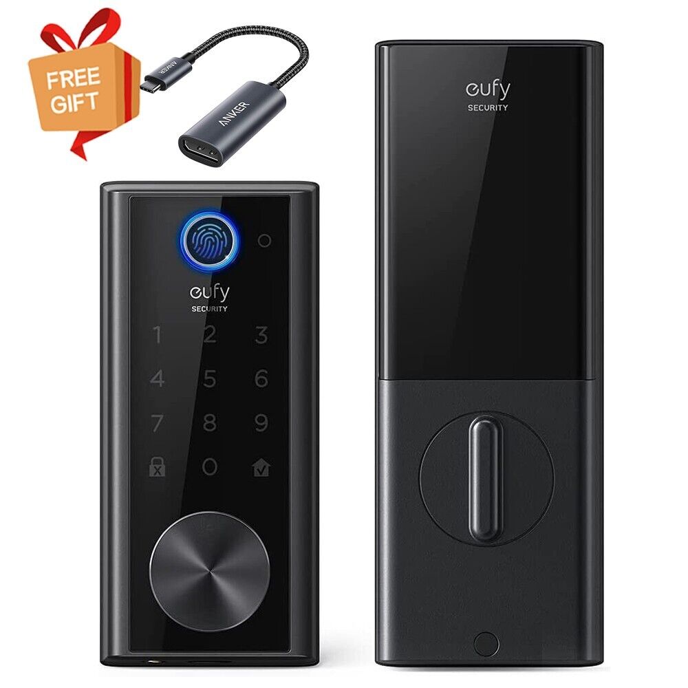 eufy E130 Smart Lock Touch Fingerprint Keyless Entry Door Lock Security Deadbolt